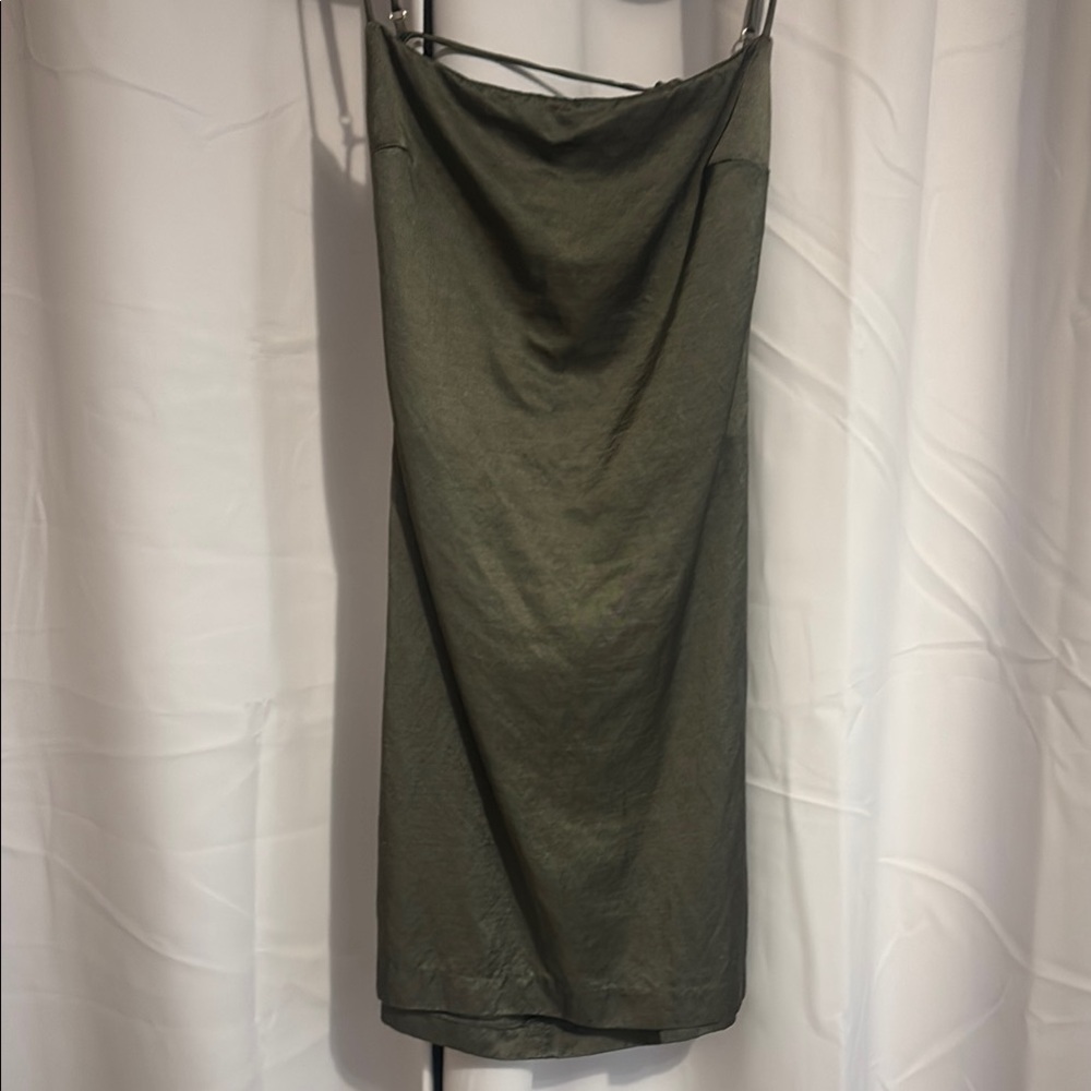 Zara Olive Green Dress